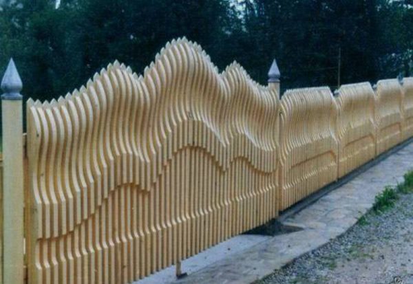 Дерев'яний паркан на дачі своїми руками + фото, креслення