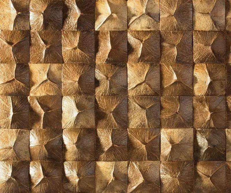 Що таке кокосова плитка і мозаїка, використання в інтер'єрі